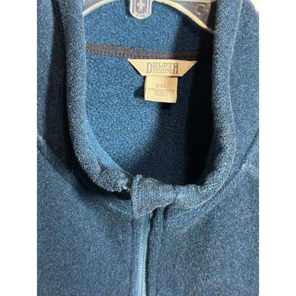 Duluth Trading‎ Co Mens Polartec Fleece Full Zip Vest Blue 2XL XXL - Picture 2 of 6